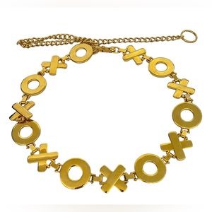 Vintage NI 97 XO linked metal belt